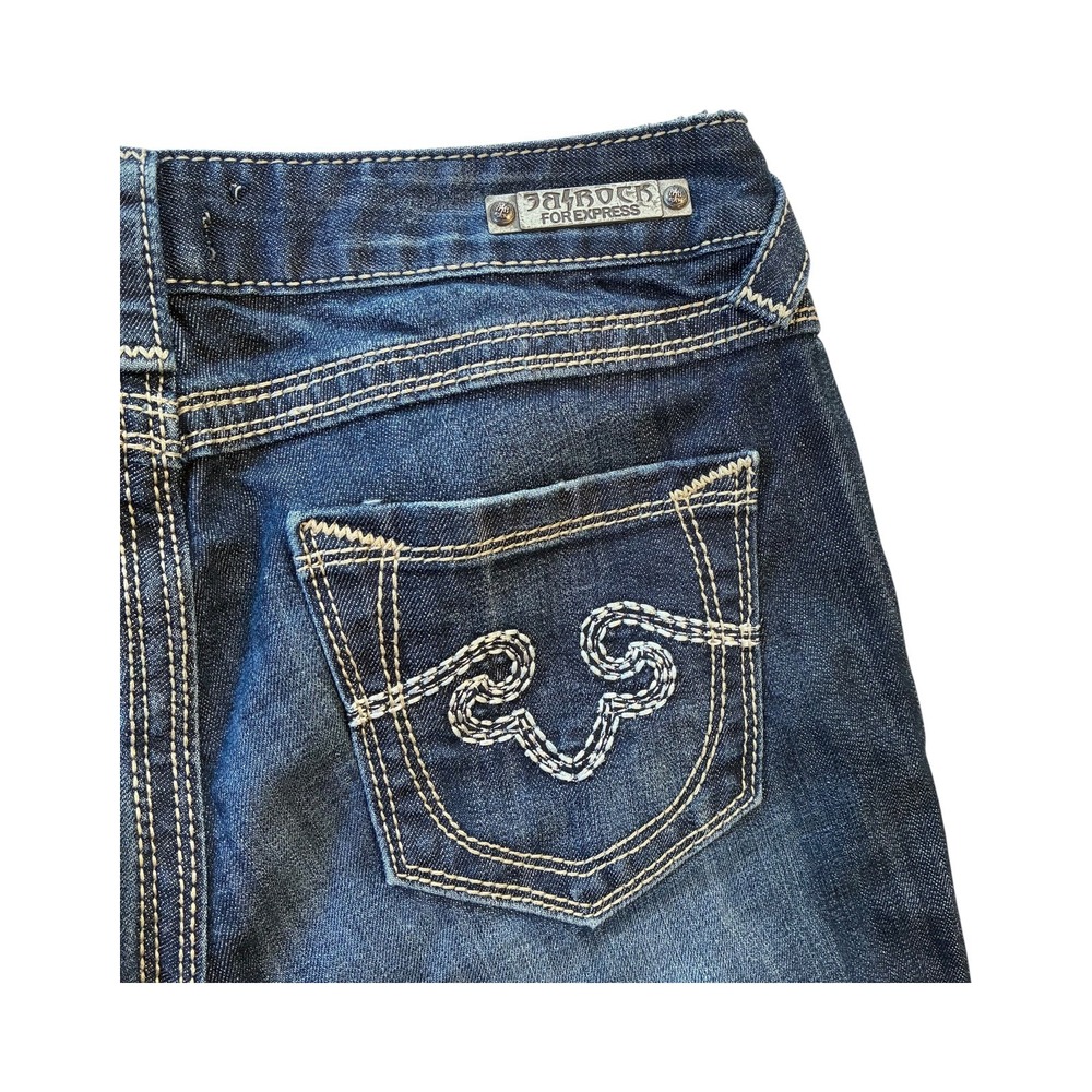 ReRock Republic Jeans Womens 8R Dark‎ Wash Denim Skinny Embellished Pockets - Picture 10 of 11